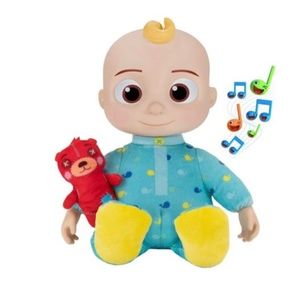 Talking Cocomelon Musical Plush Bedtime JJ Doll Plush 10”